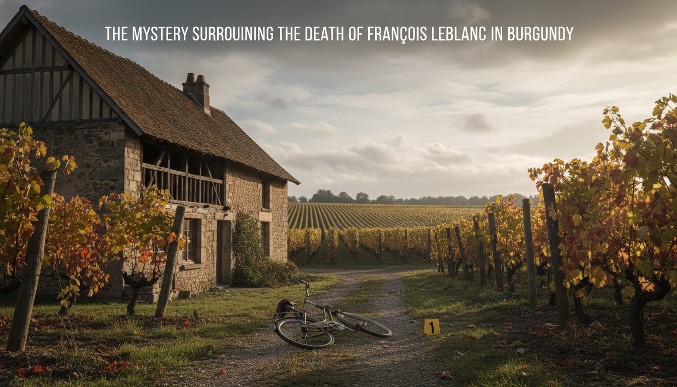 découvrez les détails intrigants de l'affaire non résolue entourant le mystérieux décès de françois leblanc en bourgogne. enquête, mystère et suspens au cœur de cette tragédie.