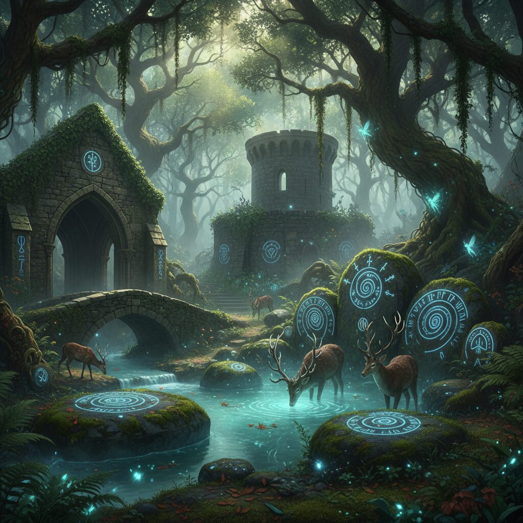 découvrez le conte populaire de la fée viviane et la fontaine de barenton, une légende mystérieuse mêlant magie, enchantement et traditions bretonnes.