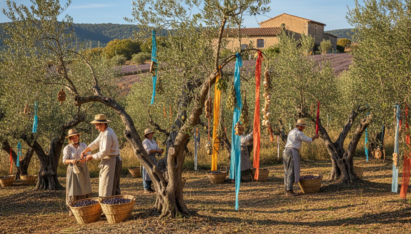 découvrez les coutumes protectrices en provence qui accompagnent la récolte des olives, un patrimoine riche alliant tradition et respect de la nature.