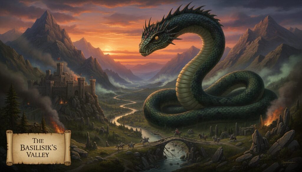 découvrez le basilic, créature fantastique légendaire de la vallée de la dordogne, entre mythes et mystères enchanteurs.