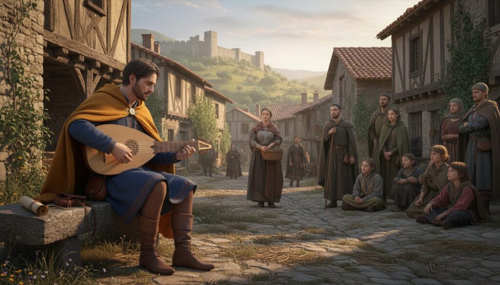 découvrez l'histoire médiévale fascinante du troubadour occitan, maître des ballades poétiques et musicales qui ont marqué la culture du moyen âge.