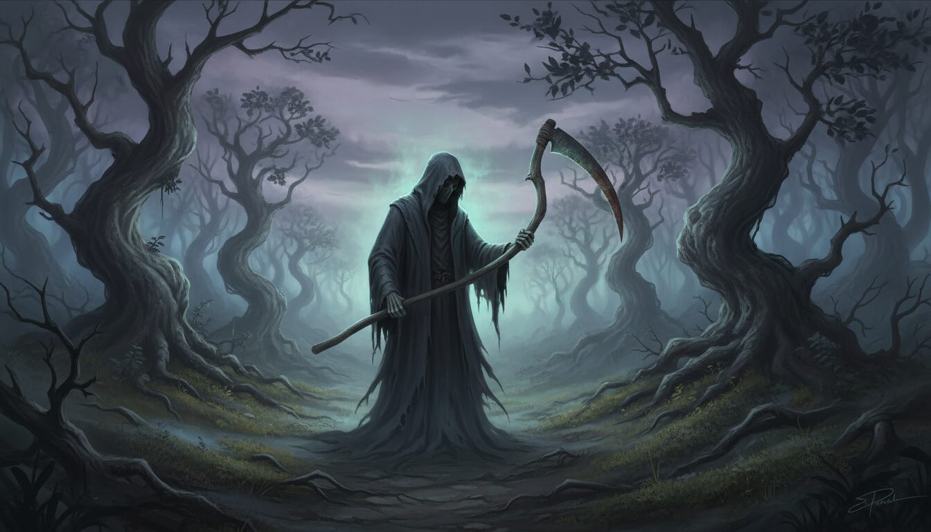 découvrez l'ankou, la créature mythique du folklore breton, une figure mystérieuse et effrayante originaire de bretagne, en dehors de la france métropolitaine.