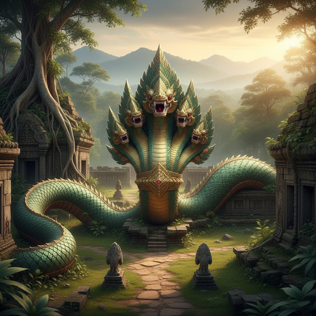 découvrez le naga, créature mythique emblématique du folklore sud-est asiatique, symbole de protection, de puissance et de spiritualité dans les traditions locales.