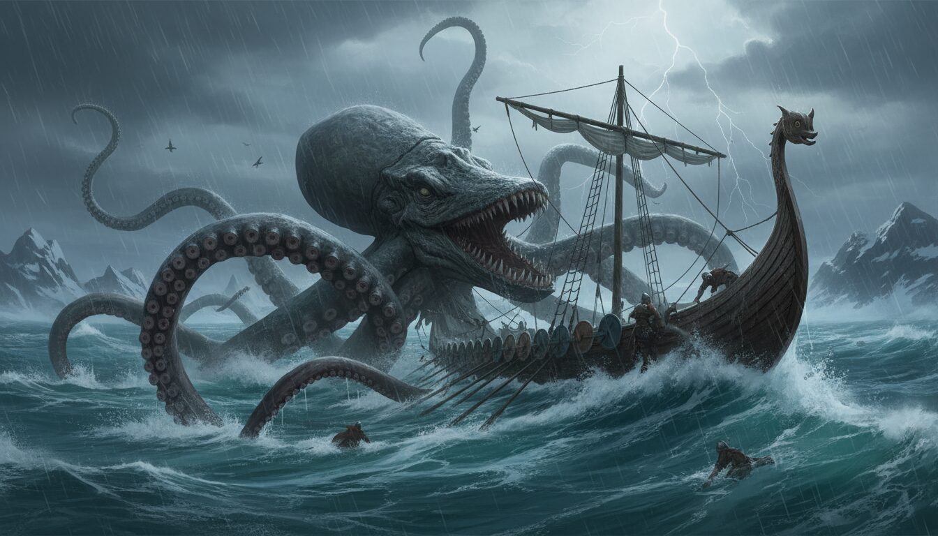 découvrez la légende fascinante du kraken dans les récits maritimes scandinaves, un monstre marin mystérieux qui a inspiré de nombreuses histoires et mythes.