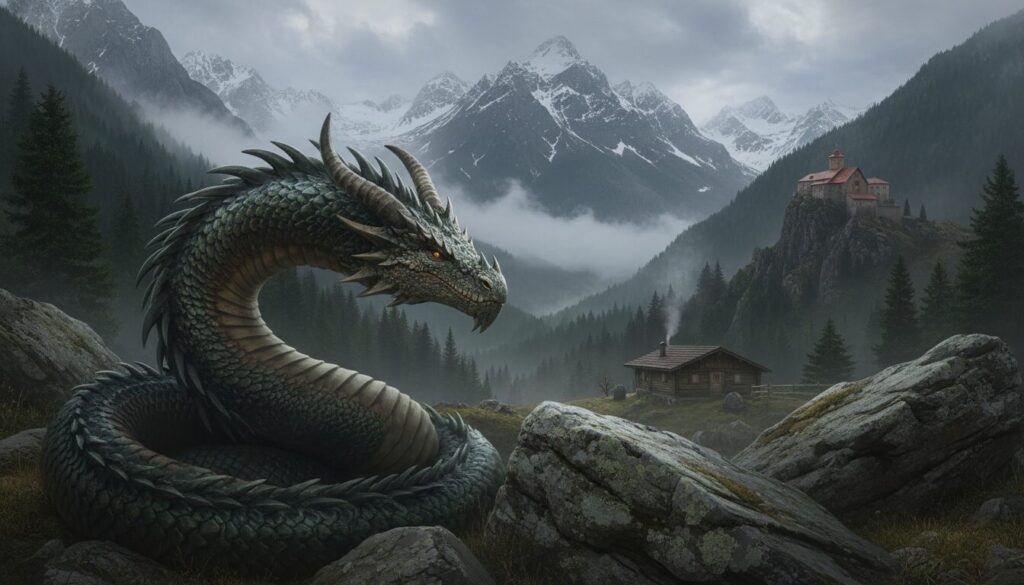 découvrez la légende mystérieuse du lindworm, le dragon mythique des alpes autrichiennes, et plongez dans les récits fascinants de cette créature légendaire.