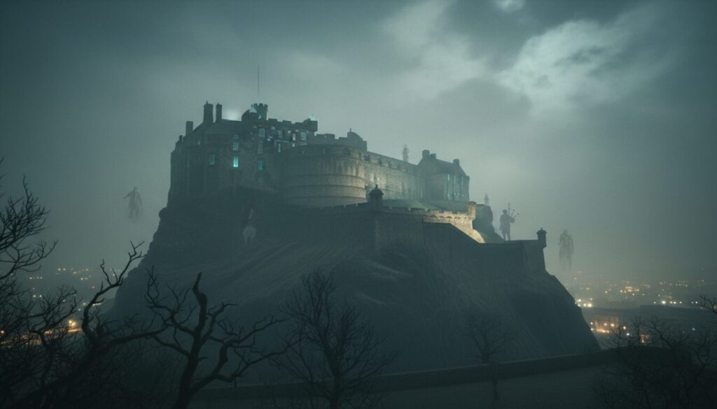 découvrez le mystère du château hanté d'édimbourg en écosse, un lieu chargé d'histoire où les fantômes et les légendes prennent vie.