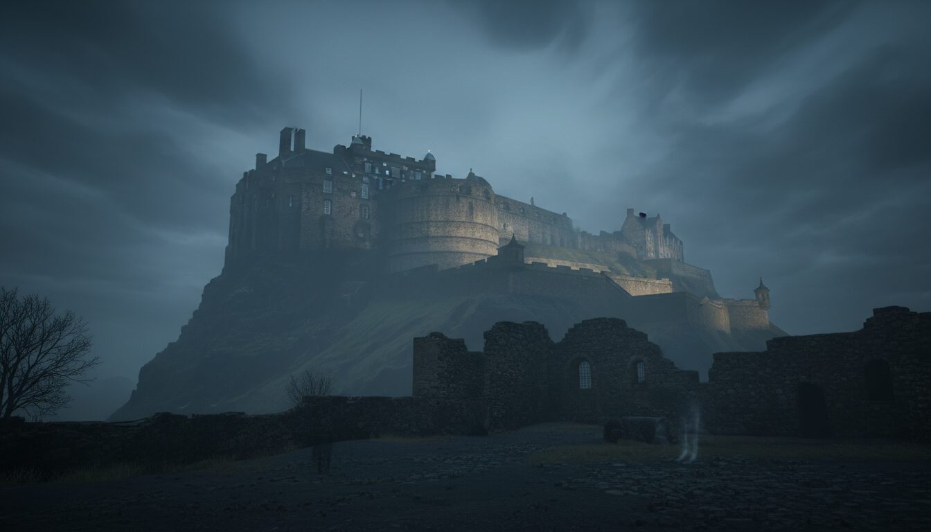 découvrez le lieu hanté du château d'édimbourg en écosse, un site historique chargé de mystères, légendes et phénomènes paranormaux fascinants.