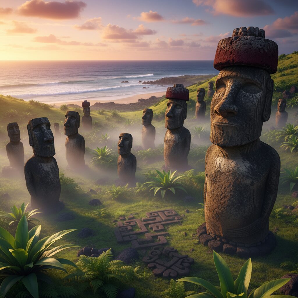 découvrez les secrets fascinants de l’île de pâques en océanie, un mystère ancien qui intrigue les chercheurs et passionnés d'histoire à travers le monde.