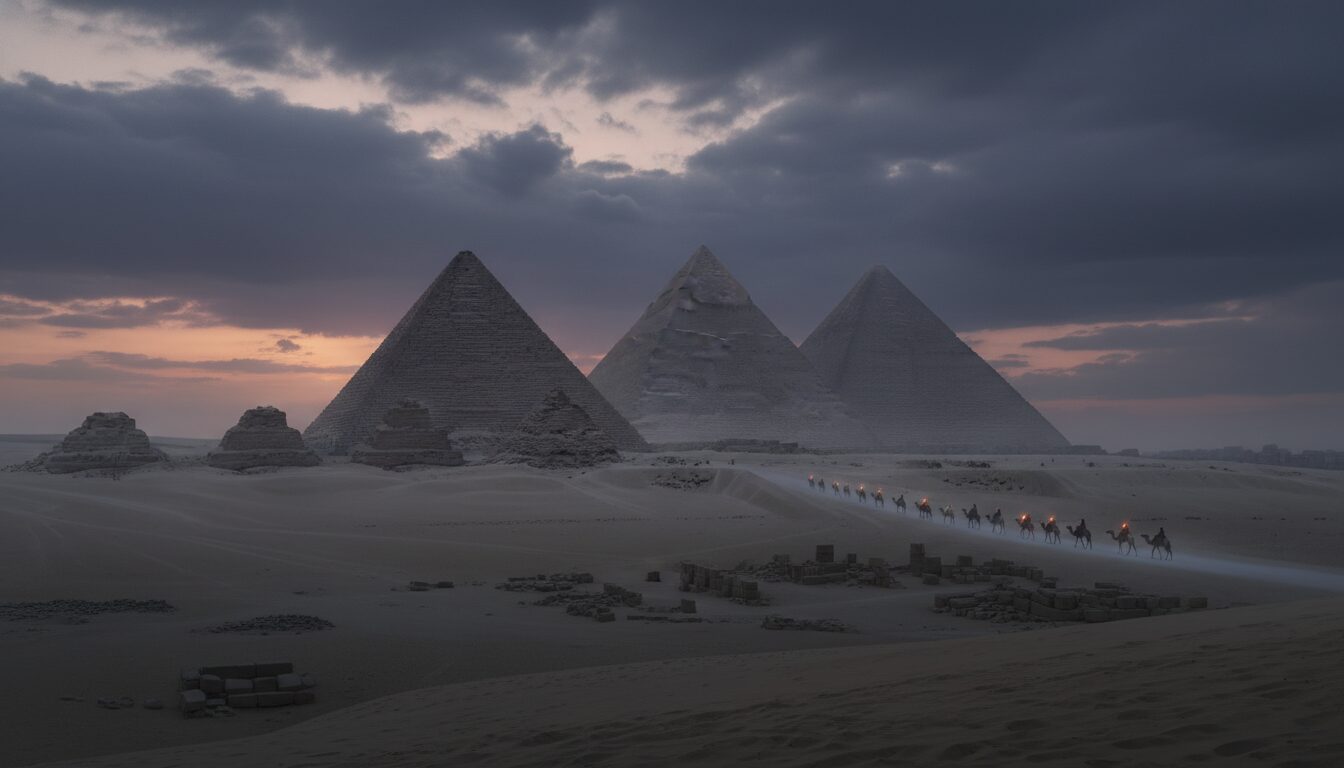 découvrez le mystère ancien des pyramides de gizeh en égypte, leurs secrets fascinants et l'histoire millénaire qui entoure ces chef-d'œuvres d'architecture.