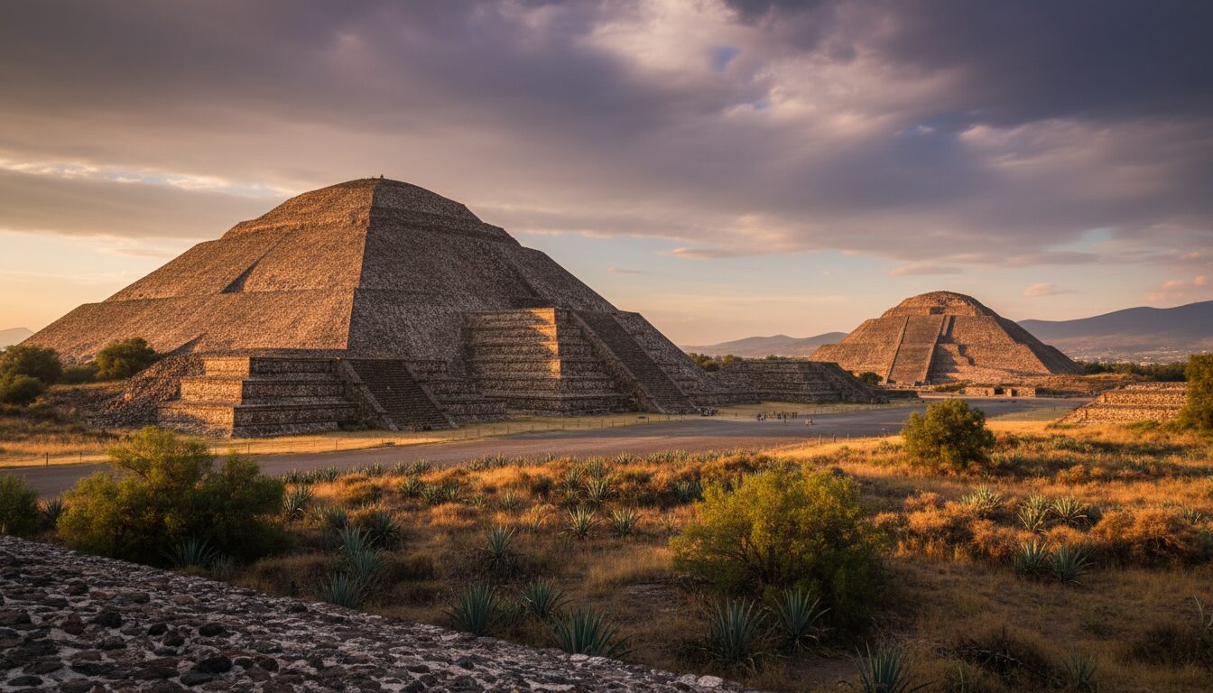 découvrez le mystère ancien des pyramides de teotihuacan au mexique, un site archéologique fascinant chargé d'histoire et de secrets millénaires.