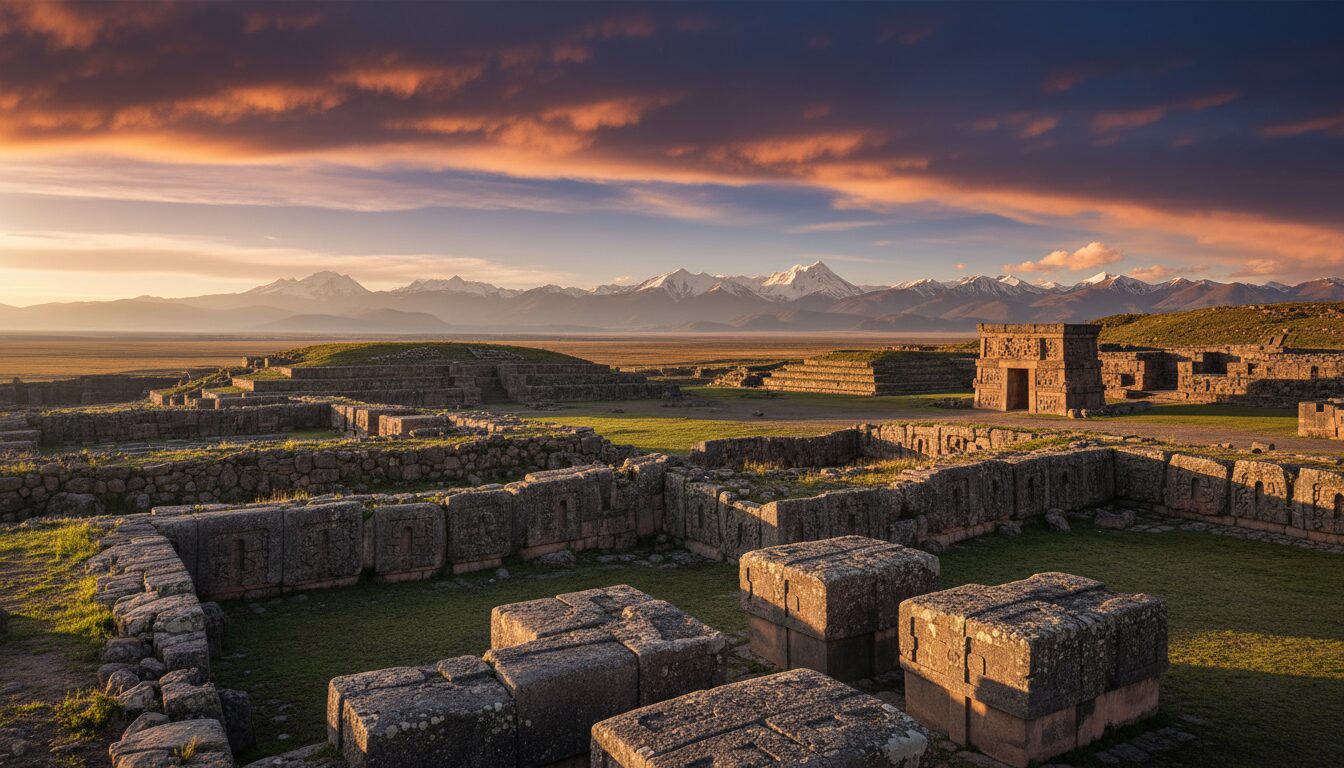 découvrez le mystère ancien des ruines de tiwanaku en bolivie, un site archéologique fascinant chargé d'histoire et de secrets millénaires.