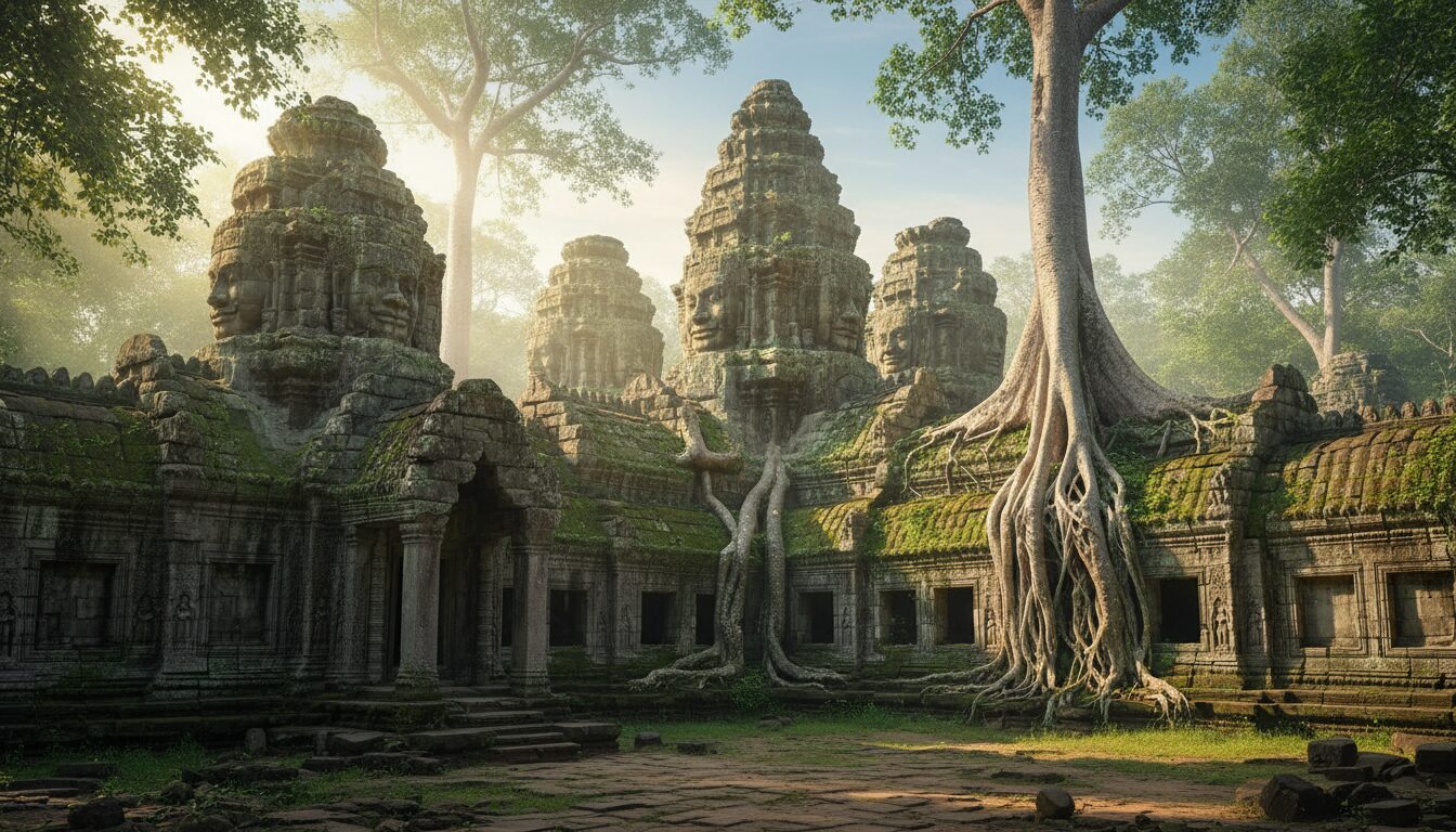 découvrez le mystère ancien des temples d’angkor au cambodge, un site historique fascinant chargé de légendes et d'architecture impressionnante.