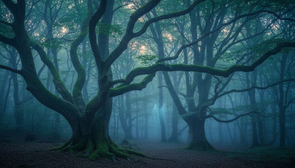 découvrez les légendes intrigantes et les mystères entourant les fantômes dans la forêt de fontainebleau, un lieu chargé d'histoire et d'atmosphères mystérieuses.