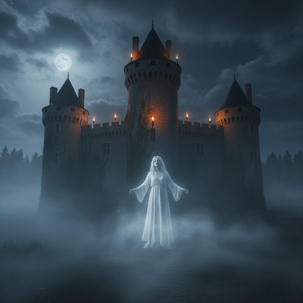 découvrez la mystérieuse légende de la dame blanche, une apparition fantomatique qui hante les châteaux français depuis des siècles.