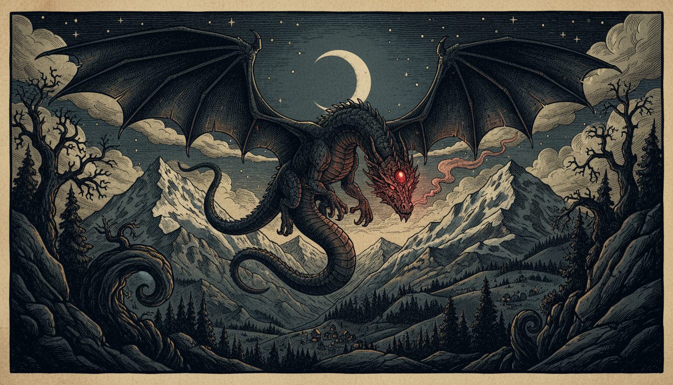 découvrez la légende fascinante de la vouivre, le serpent ailé mystérieux du jura, entre mythes locaux et folklore ancien.