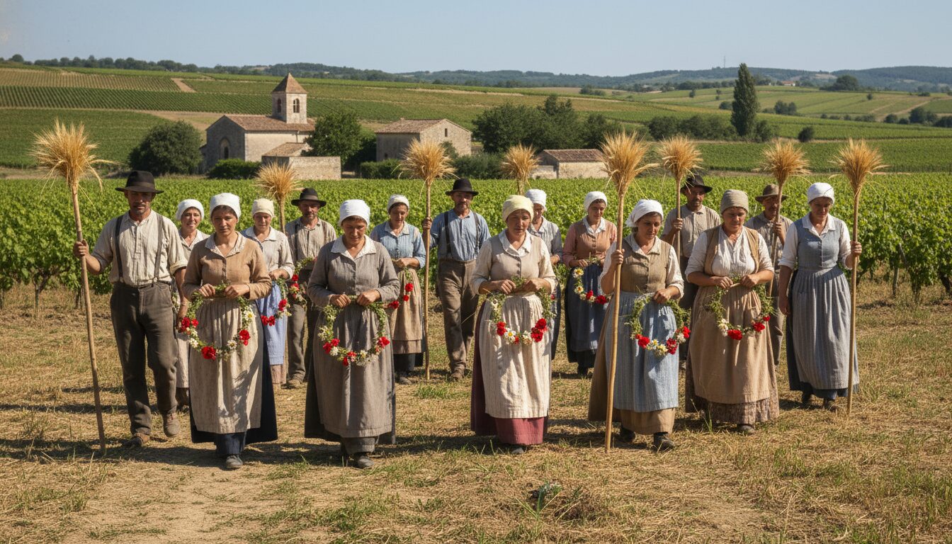 découvrez les traditions rurales de la champagne et les rites paysans ancestraux utilisés pour lutter contre la sécheresse et protéger les récoltes.