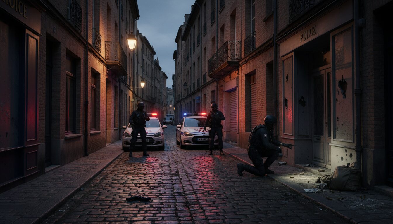 enquête captivante sur un vol à main armée à toulouse qui a dégénéré, plongeant la ville dans un mystère criminel intense à découvrir.