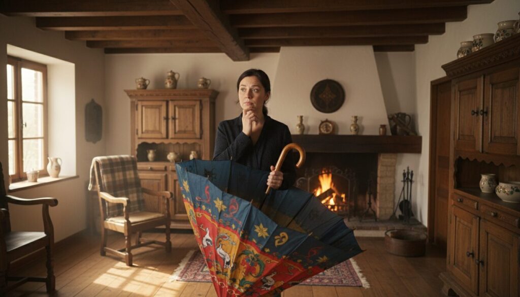 découvrez la superstition alsacienne qui interdit d'ouvrir un parapluie dans la maison et les origines culturelles de cette tradition régionale.
