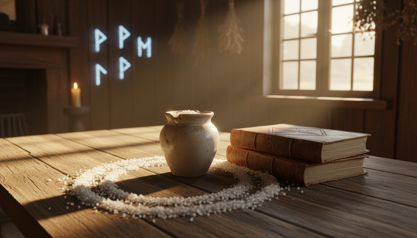 découvrez la superstition liégeoise qui utilise le sel comme remède protecteur contre la sorcellerie et les influences maléfiques.