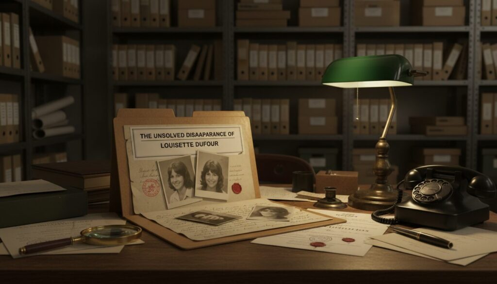 découvrez les archives judiciaires détaillant le dossier non élucidé de la mystérieuse disparition de louisette dufour, une affaire qui reste un mystère.