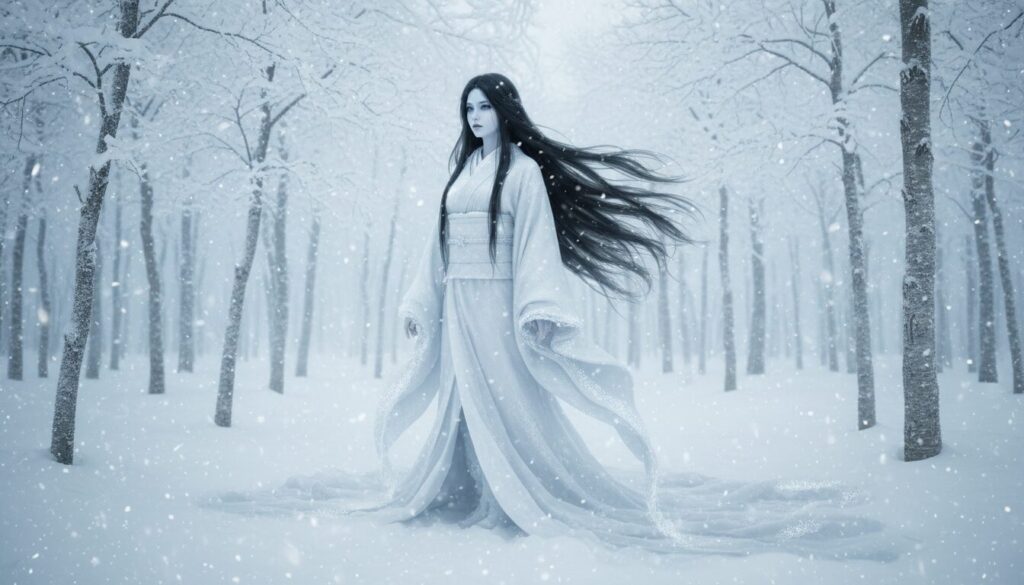 découvrez la mystérieuse yuki-onna, la créature légendaire du folklore japonais, et plongez dans les récits fascinants qui l'entourent.