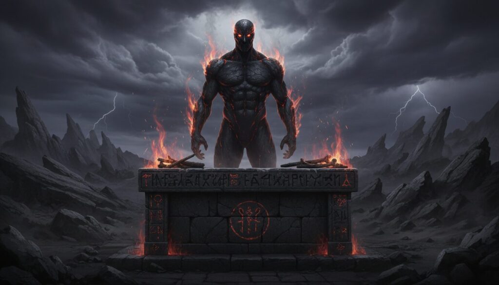 découvrez la divinité sombre tophet dans la mythologie phénicienne, son rôle mystique et son influence sur les croyances anciennes.