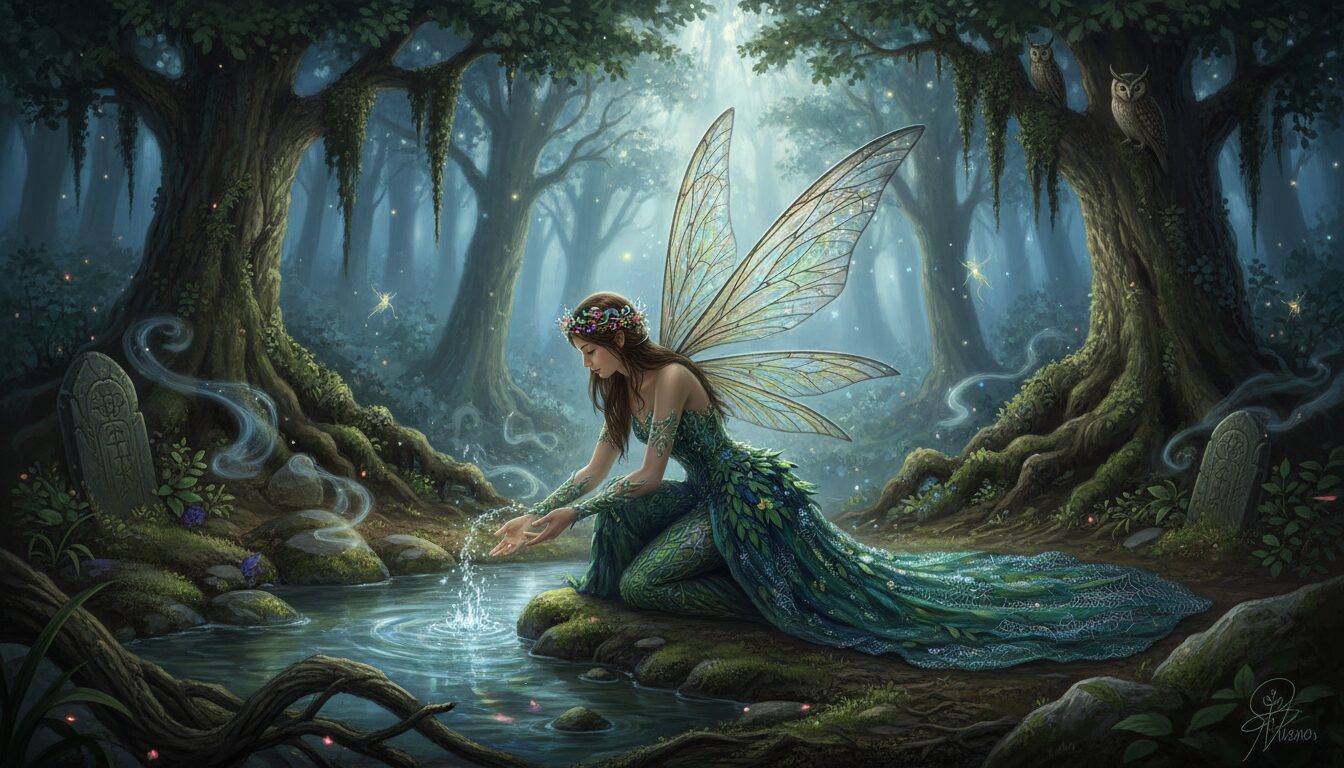 découvrez la légende mystérieuse de la fée de la source en aquitaine, une histoire enchantée qui raconte les origines et les secrets de cette créature féerique au cœur de la nature.