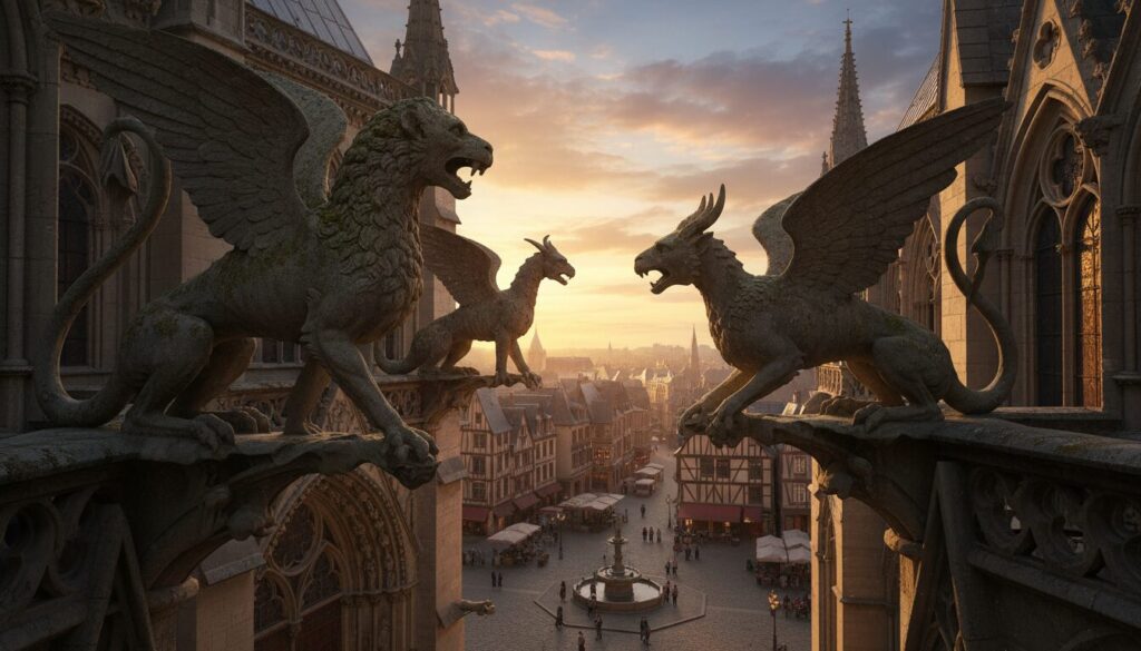 découvrez la mystérieuse légende des chimères, gardiennes des cathédrales françaises, symboles mythiques et protectrices des édifices gothiques.