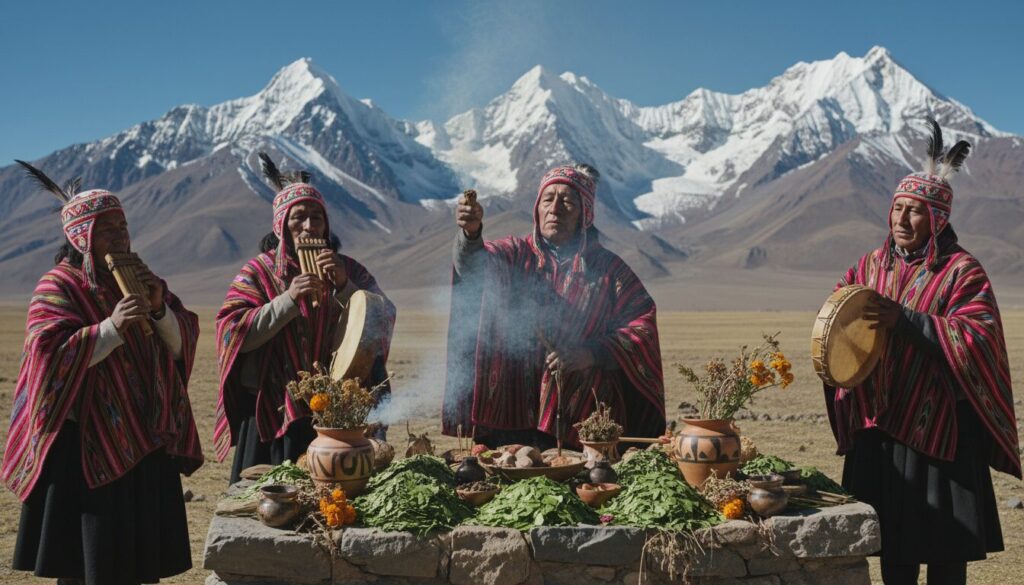 découvrez les rituels anciens des guérisseurs andins en bolivie, leurs pratiques traditionnelles et leur savoir ancestral transmis de génération en génération.
