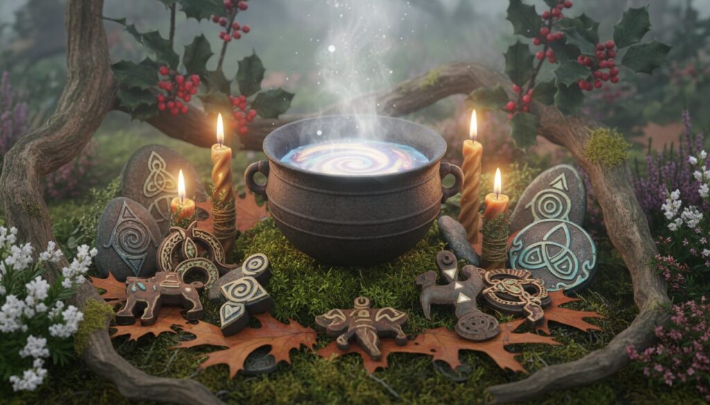 découvrez les objets magiques traditionnels liés aux fêtes celtiques en bretagne, leurs symboles, usages festifs et mystiques.
