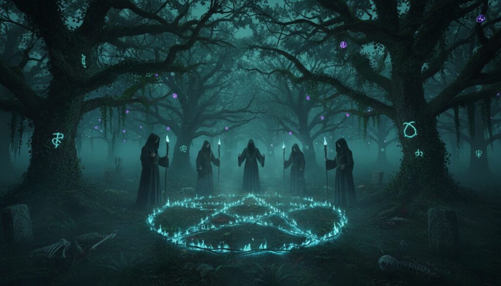 découvrez les rituels d'initiation mystérieux pratiqués par les sorcières du limousin, entre traditions anciennes et croyances locales.