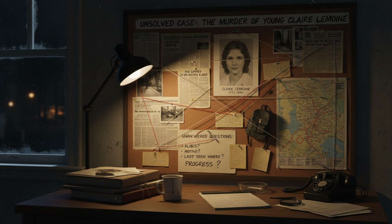 découvrez les détails troublants et les mystères entourant l’affaire non résolue de l’assassinat de la jeune claire lemoine. enquête, théories et évolutions de ce dossier captivant.