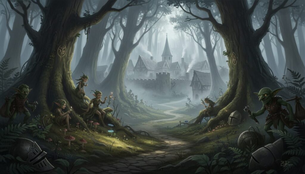 découvrez un conte populaire captivant des lutins berrichons, riche en traditions et en mystères du berry.