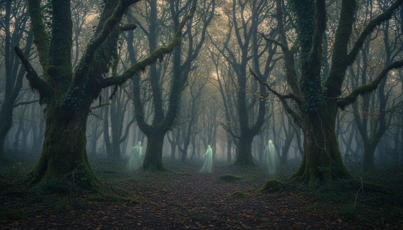 découvrez les mystérieuses légendes bretonnes des fantômes qui hantent la forêt de guerlédan, un lieu chargé d'histoires et de mystères à explorer.