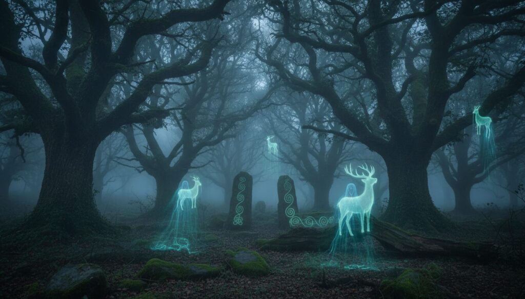 découvrez les mystères et légendes des fantômes qui hantent la forêt de guerlédan, un lieu riche en histoires mystérieuses de la bretagne.