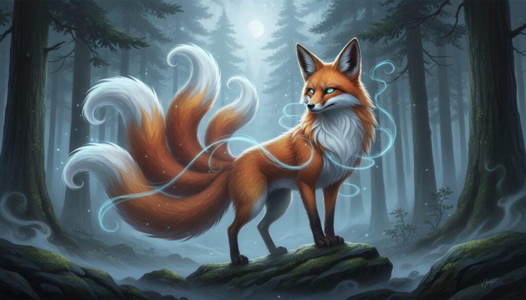 découvrez le kitsune, la créature mythique du folklore japonais, connue pour sa ruse et ses pouvoirs magiques. plongez dans les légendes fascinantes entourant ce renard mystique.