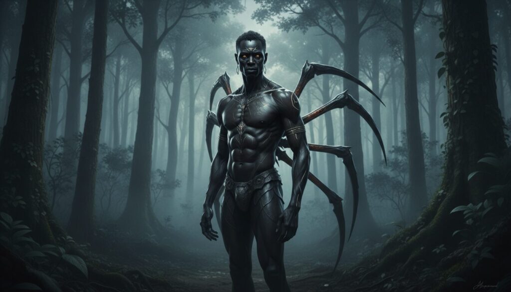 découvrez la divinité sombre anansi, une figure centrale de la mythologie africaine, célèbre pour sa ruse, ses récits légendaires et son rôle dans la culture traditionnelle.