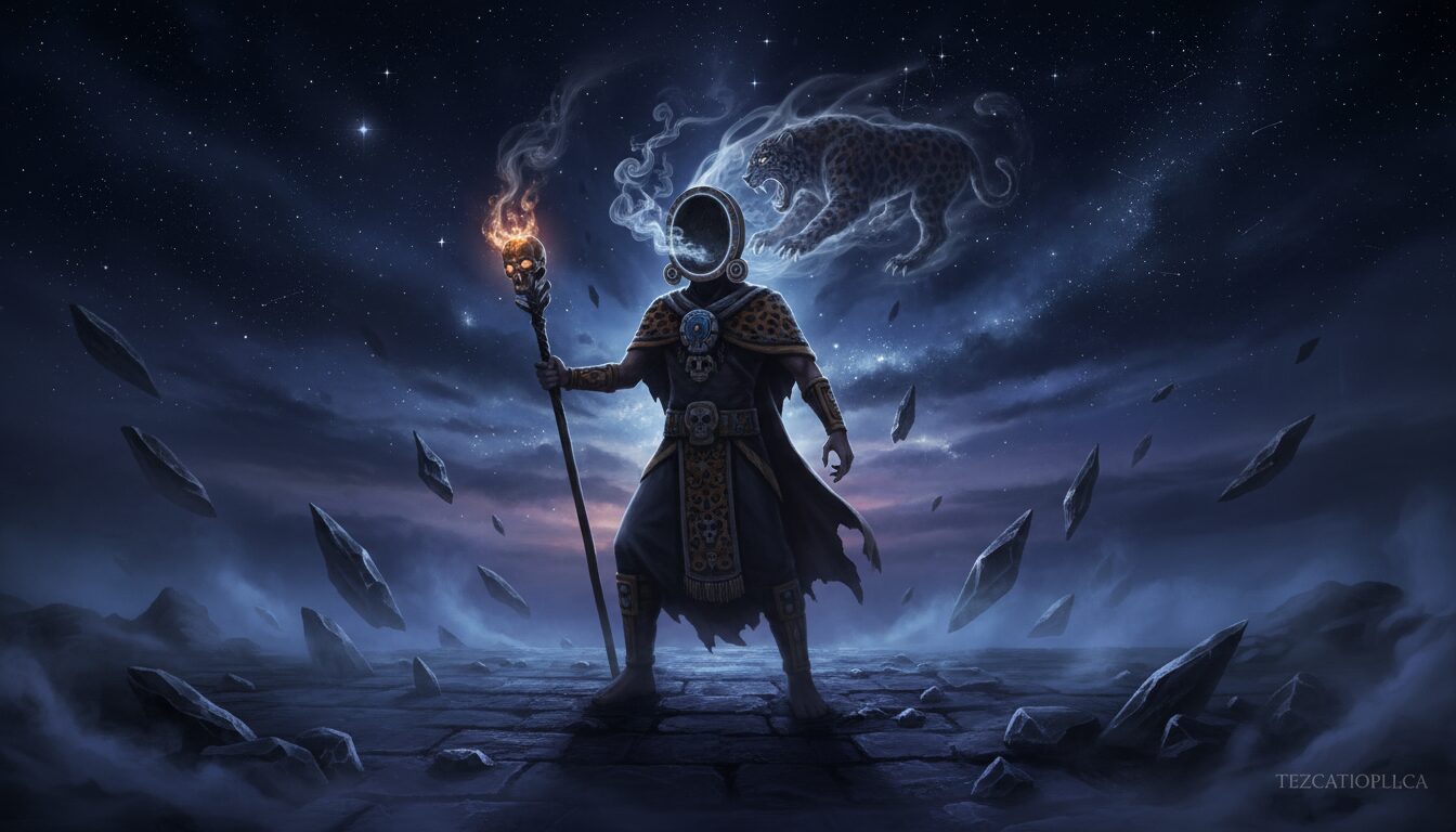 découvrez tezcatlipoca, la divinité sombre et puissante de la mythologie aztèque, symbole de mystère, de nuit et de change.