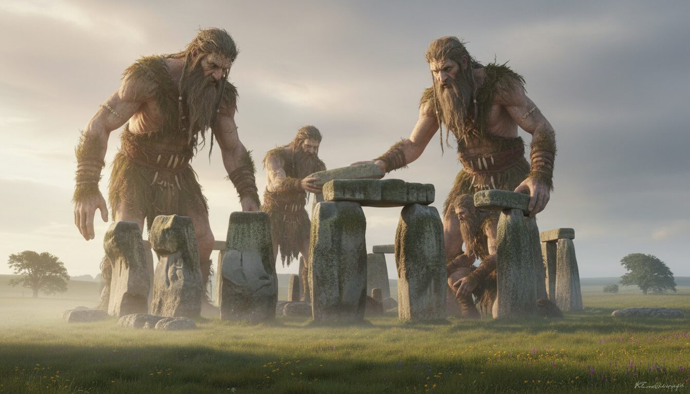 découvrez la fascinante légende des géants de stonehenge en angleterre, une histoire mystérieuse qui explique l'origine de ce monument ancien et emblématique.