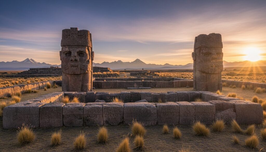 découvrez le mystère ancien des ruines de tiwanaku en bolivie, un site archéologique fascinant plongé dans l'histoire et les légendes des civilisations précolombiennes.