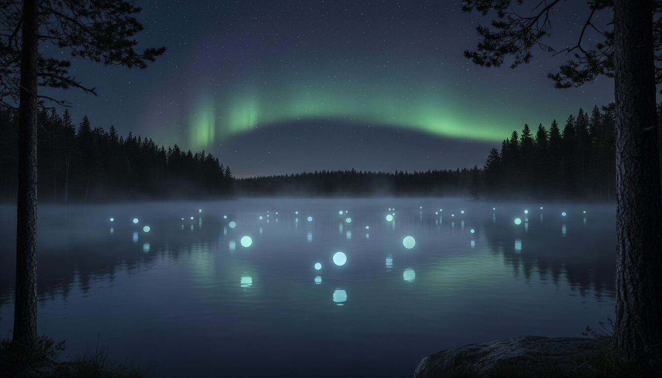 découvrez le mystère fascinant des lumières de will-o’-the-wisps dans les lacs finlandais, un phénomène surnaturel qui intrigue et émerveille.