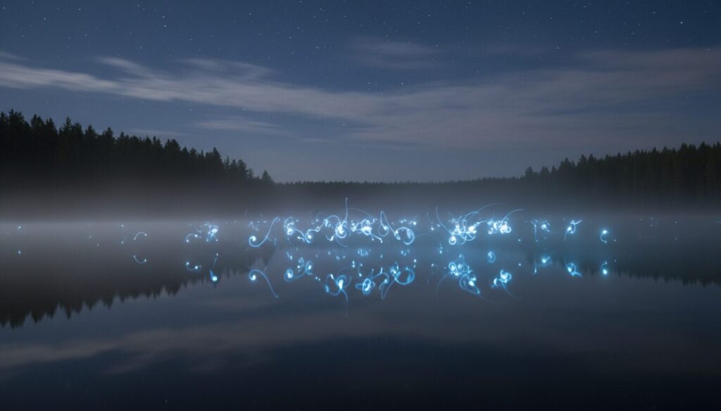 découvrez le mystère captivant des lumières de will-o’-the-wisps, ce phénomène surnaturel fascinant observé au-dessus des lacs finlandais.