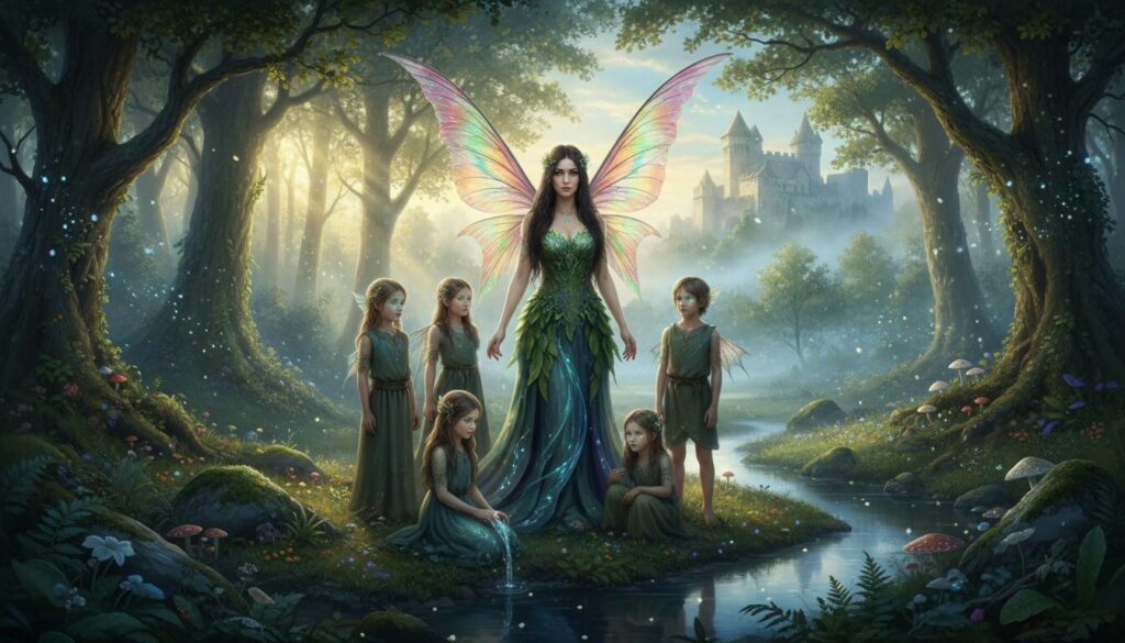 découvrez la légende captivante de la fée mélusine et de ses enfants, une histoire magique mêlant mystère, amour et destinée.