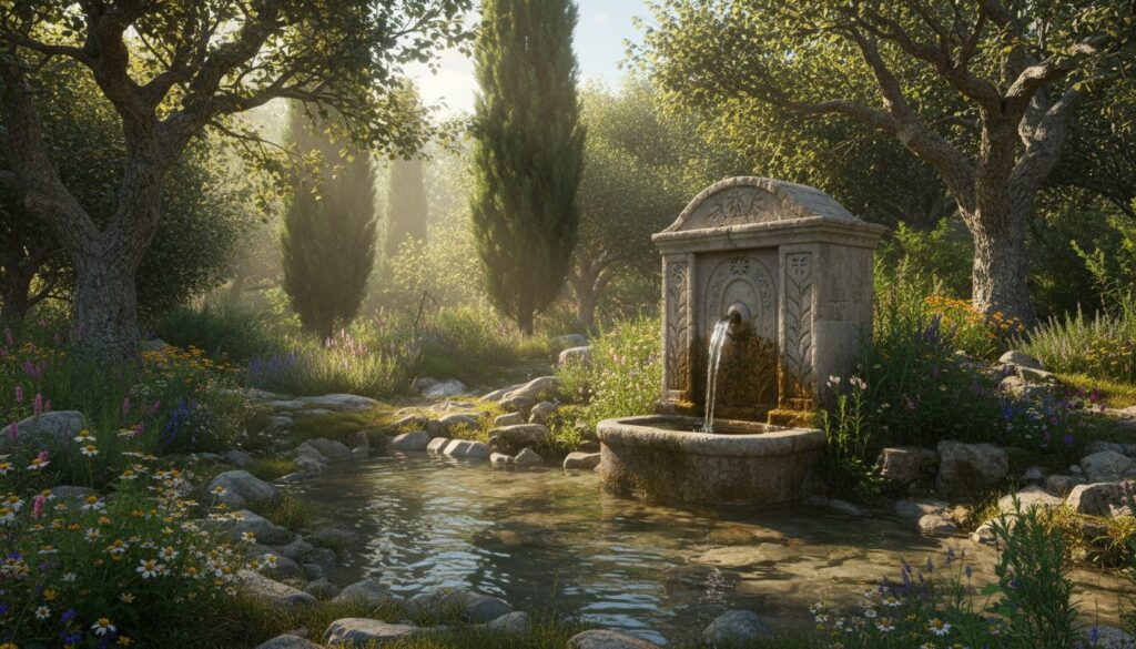 découvrez la légende captivante de la fontaine aux pouvoirs guérisseurs dans le luberon, un lieu mystérieux empreint de magie et de traditions ancestrales.