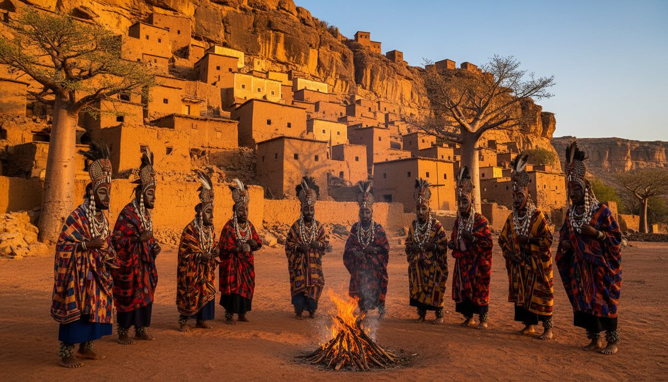 découvrez les fascinants rituels anciens des dogons au mali, une tradition riche en symboles et en histoire qui perpétue leur culture unique.