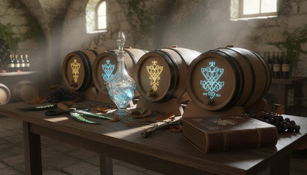 découvrez les objets magiques traditionnels utilisés dans la viticulture bourguignonne, un héritage riche en symboles et en mystères.