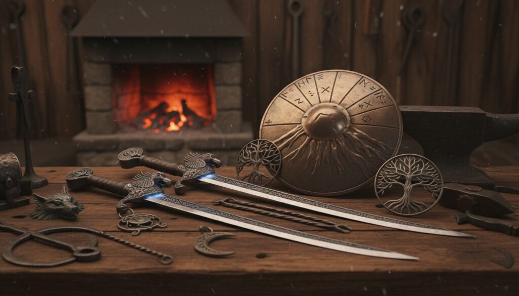 découvrez des objets magiques en métal forgé à la main par les artisans forgerons d'auvergne, alliant tradition et savoir-faire unique.