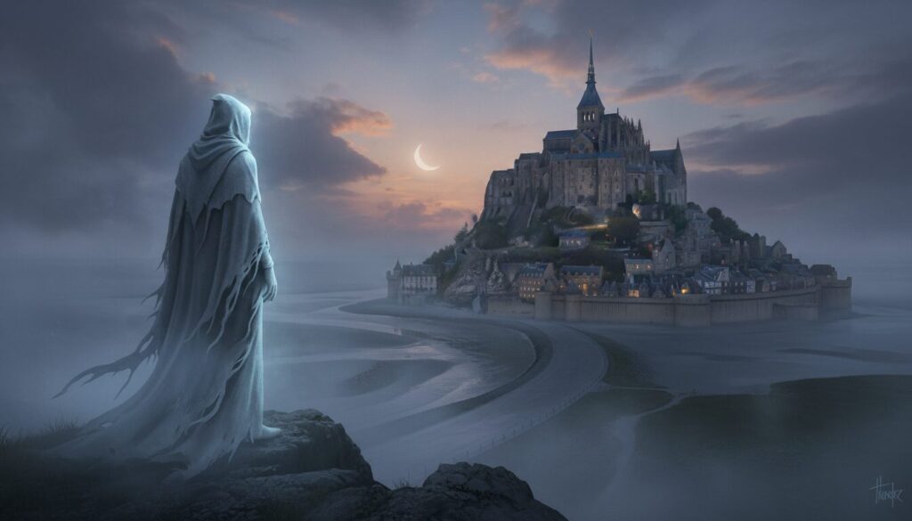 découvrez le récit ancestral du spectre du mont saint-michel, une légende mystérieuse qui hante ce site emblématique de france.