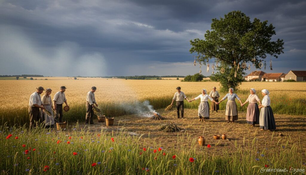 découvrez les superstitions traditionnelles de la beauce pour attirer la pluie et profiter d'une bonne récolte dans les plaines fertiles.