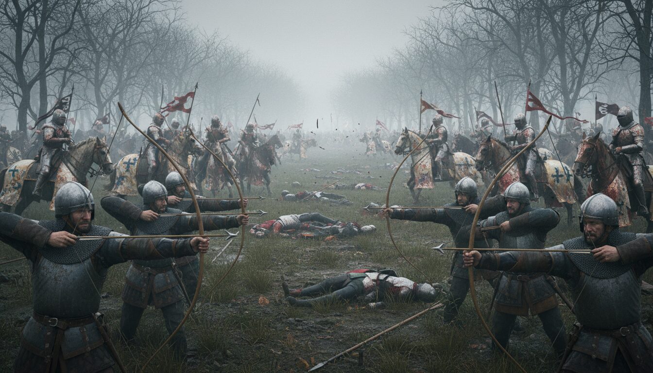 découvrez l'histoire médiévale de la bataille d'azincourt, une confrontation emblématique de la guerre de cent ans entre les armées anglaises et françaises en 1415.